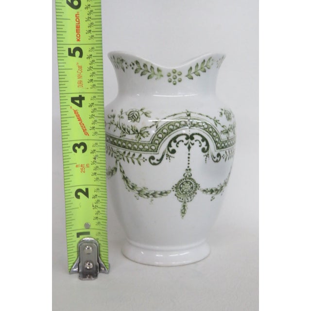 Ceramic Granby Small Vase Sampson Bridgwood Sons 19th Century Earthenware Pottery 4874b For Sale - Image 7 of 14
