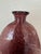 Amethyst Set of 3 Hand-Blown Controlled Bubble Glass Vases Amber Amethyst Green For Sale - Image 8 of 12