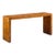 Milo Baughman Style Mid Century Burlwood Console Table For Sale