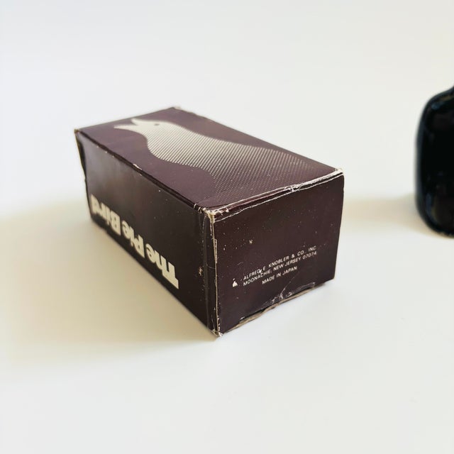 Black Vintage Ceramic Pie Bird by Alfred Knobler, Japan For Sale - Image 8 of 11