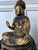 Japanese Antique Gilt Wood Amitabha Buddha on Loctus Throne Statue For Sale In Atlanta - Image 6 of 17
