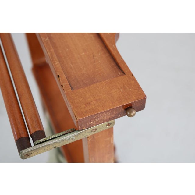 Valet in Beech with Wheels and Extendable Pole, 1950 For Sale - Image 16 of 18