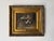 Vintage Rustic Chickens & Rooster Still Life Oil Painting on Plywood – Framed For Sale - Image 4 of 7