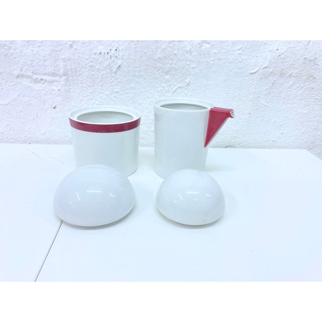 Vintage Tea Service by Mario Bellini for Rosenthal, 1980s, Set of 15 For Sale - Image 10 of 18