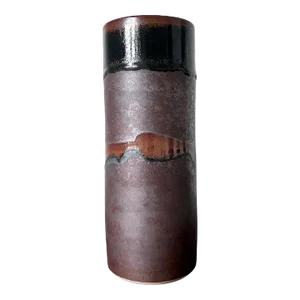 1960s Early Ceramic Vase with Glaze by Brother Thomas Bezanson