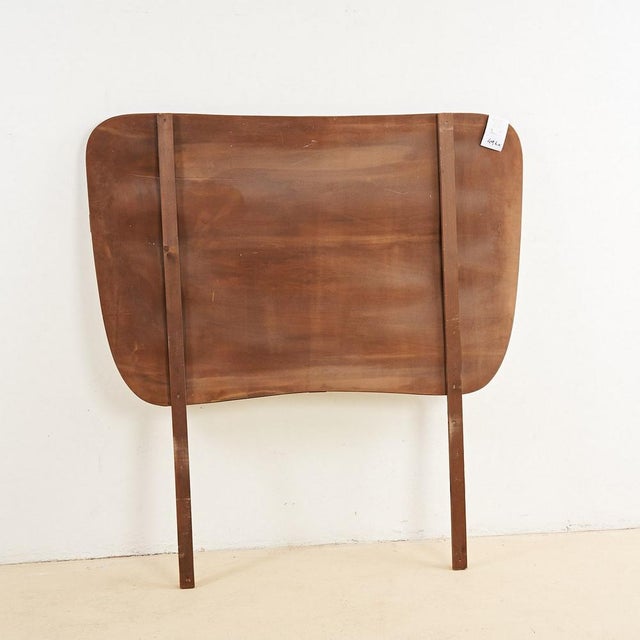 Glass Vintage Wall Mirror, 1950s For Sale - Image 7 of 8