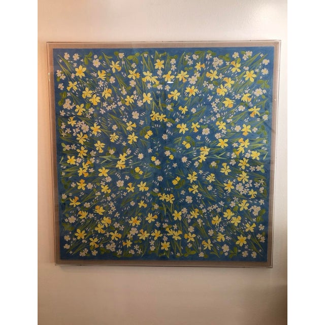 Huge, bright, and beautiful. Great condition with minor imperfections to the acrylic frame. Purchased at HD Buttercup, Los...