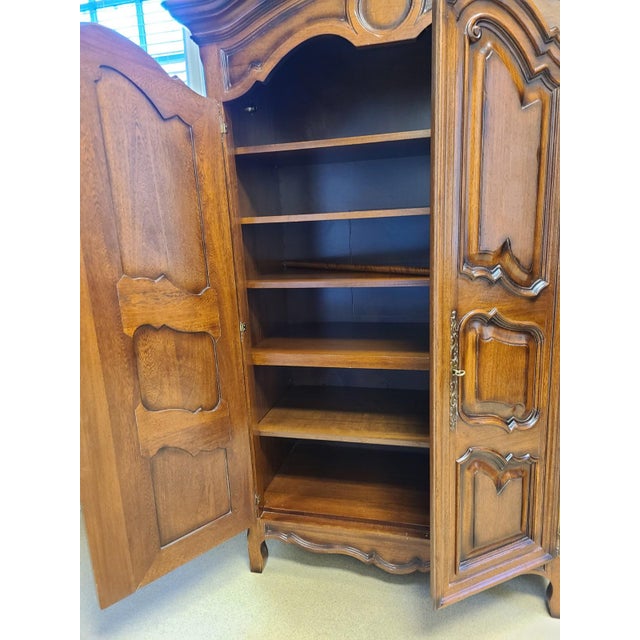 French Baker's Rococo French Armoire For Sale - Image 3 of 16