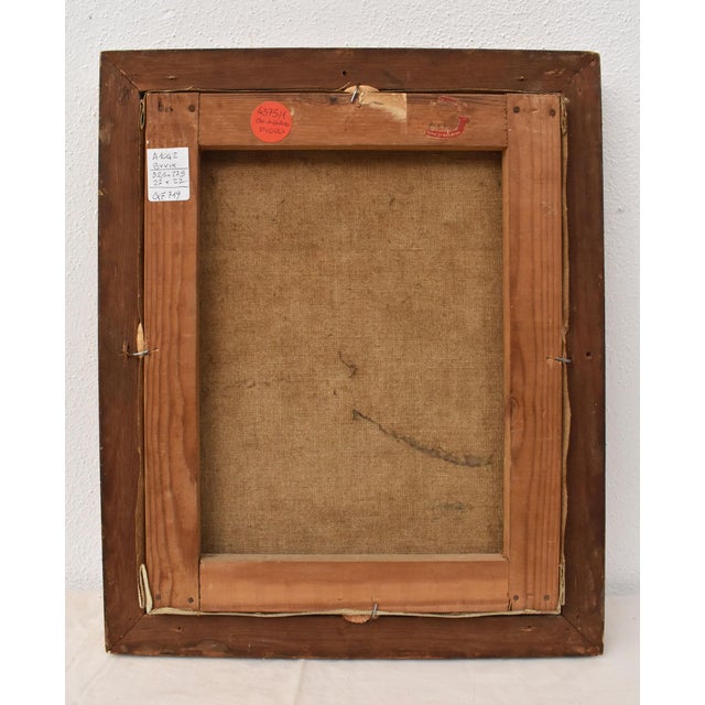 Kees Terlouw, Small Still Life of Yellow Roses, Oil on Canvas, 20th Century, Framed For Sale - Image 9 of 10