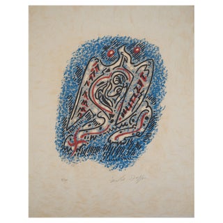André Masson, Bird in Flight, 1973, Original Lithograph For Sale
