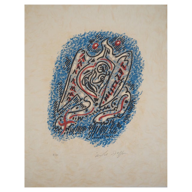 André Masson, Bird in Flight, 1973, Original Lithograph For Sale