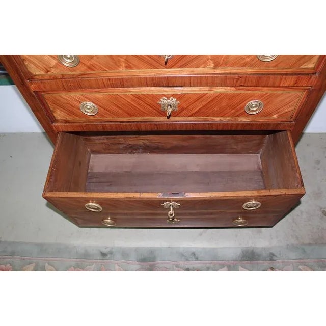 Antique Rosewood Veneer Dresser For Sale - Image 3 of 11
