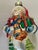 Shabby Chic Vintage American Dozen Mercury Glass Christmas Ornaments Gingerbread and Santa Claus For Sale - Image 3 of 4