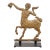 French 1900s Painted Iron Mythological Centaur Sculpture Mounted on Custom Base For Sale