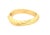 Contemporary 14k Yellow Gold Wide Rib Style Bangle Bracelet For Sale - Image 3 of 5