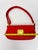Late 20th Century Paco Rabanne Lipstick Red Adjustable Bag For Sale - Image 10 of 12
