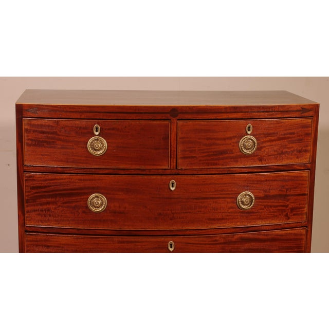 Regency Bombé Commode, 1800s For Sale - Image 3 of 14