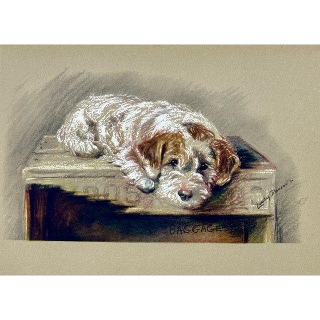 Traditional Sealyham Terrier by Lucy Dawson, 1946 For Sale - Image 3 of 3
