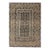All-Over With Medallion Design Turkish Carpet in Shades of Brown and Cream 4'2"x6'3" For Sale