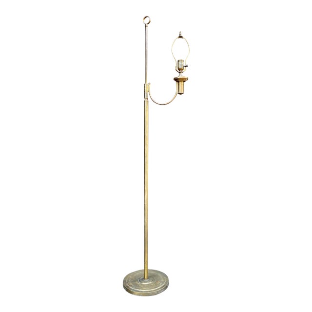 Mid-Century Brass Floor Lamp For Sale
