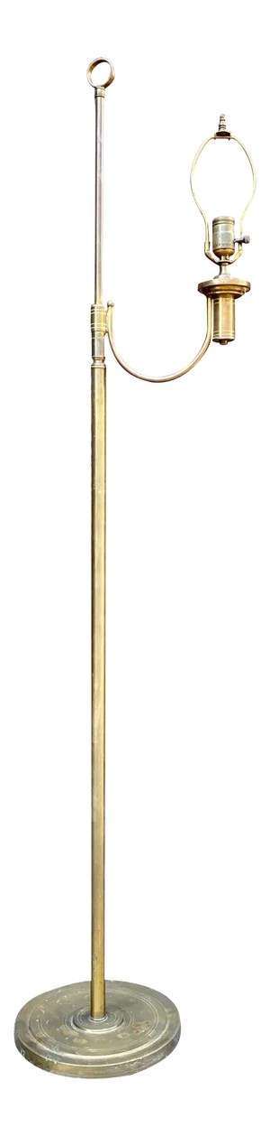 Mid-Century Brass Floor Lamp