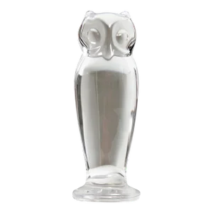 Sevres France Crystal Owl Sculpture