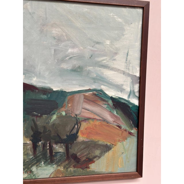 S. Hagman, Four Trees, 1979, Oil on Canvas, Framed For Sale - Image 13 of 18