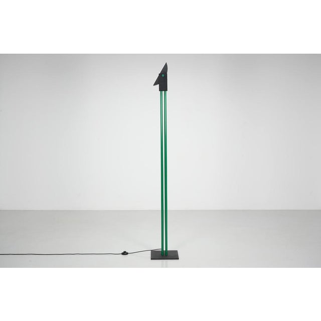 Metal Rally Floor Lamp by Sergio Asti for Bilumen, 1980s For Sale - Image 7 of 7