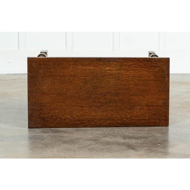 1900 - 1909 Spanish Oak Card Hall Table, 1900 For Sale - Image 5 of 18