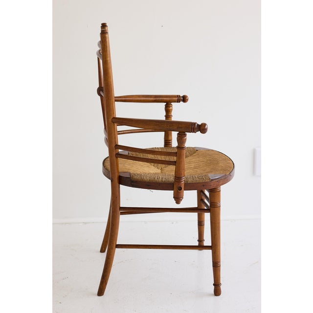English Morris & Co. Armchair From the Sussex Line, London, 19th Century For Sale - Image 3 of 18