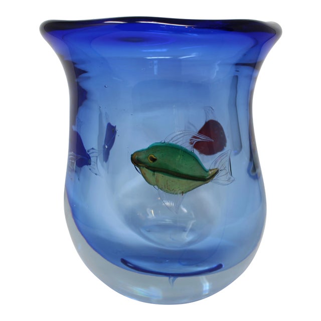 Aquarium Vase by Pino Signoretto For Sale