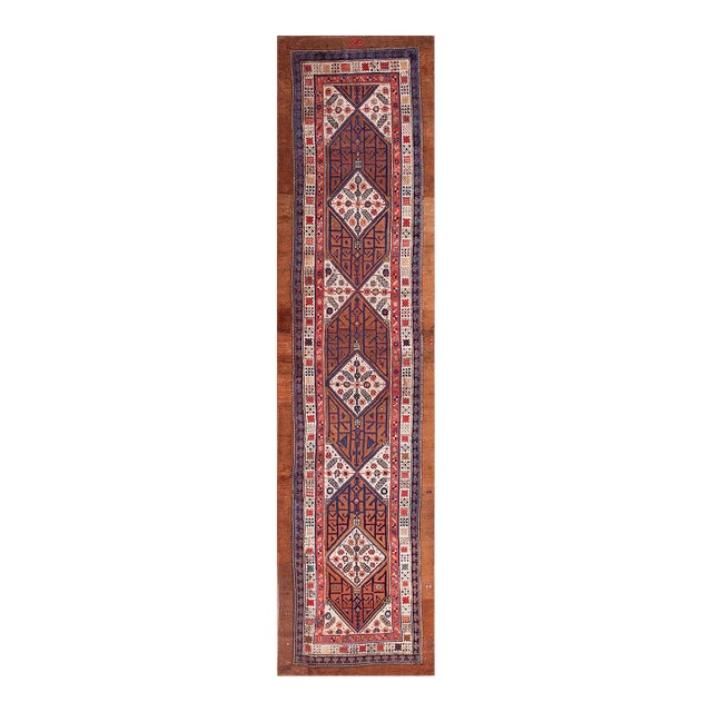 Mid-19th Century N.W. Persian Serab Runner Carpet ( 4' x 15'8" - 122 x 478 ) For Sale