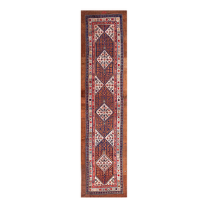 Mid-19th Century N.W. Persian Serab Runner Carpet ( 4' x 15'8" - 122 x 478 )