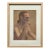 Vintage Expressionist Male Portrait, Framed (Oil on Canvas Paper) For Sale