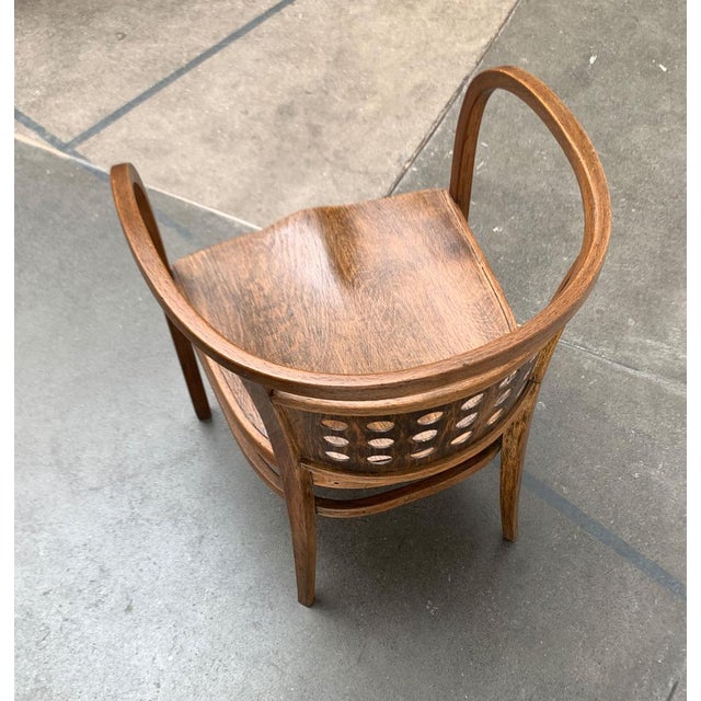 Art Deco Model 721 Arm Chair by Otto Wagner for J&j Kohn, 1900s For Sale - Image 3 of 18
