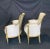 Early 19th Century Painted Neoclassical Armchair Bergeres -A Pair For Sale - Image 4 of 13