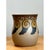 Tan Vintage Swirl Motif Ceramic Vase For Sale - Image 8 of 12