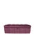A plush custom storage ottoman by Naula Design, commissioned in 2017 via Dering Hall and upholstered in a rich client-...