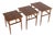 Scandinavian Nesting Tables in Teak, 1960s, Set of 3 For Sale
