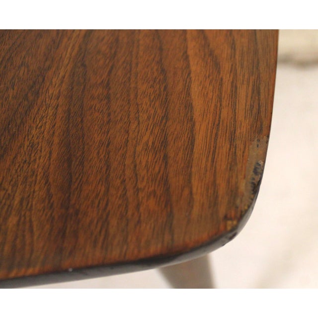 Mid 20th Century Expanding Walnut Dining Table by the Jefferson Wood Working Co. For Sale - Image 11 of 14