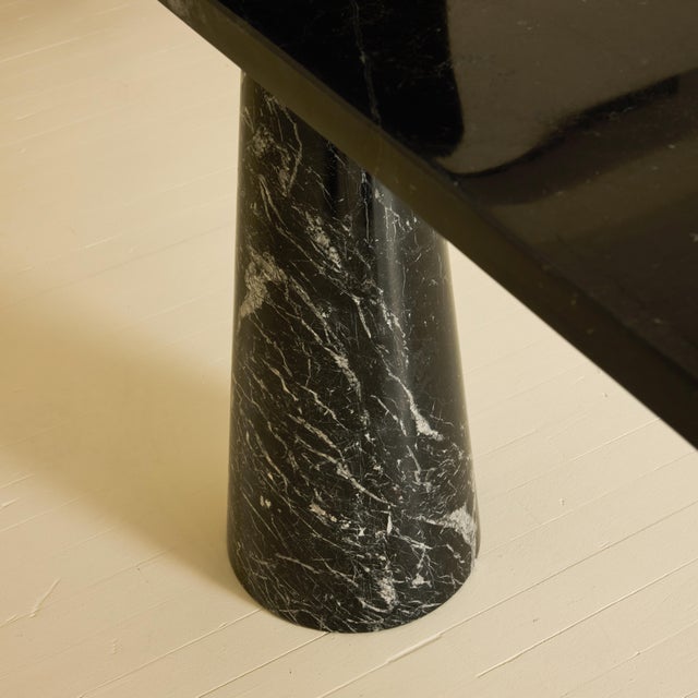 Stone Angelo Mangiarotti "Eros" Black Marble Console Table, 1970s For Sale - Image 7 of 11