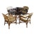 McGuire Bamboo Table Set For Sale