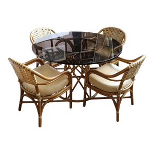 McGuire Bamboo Table Set