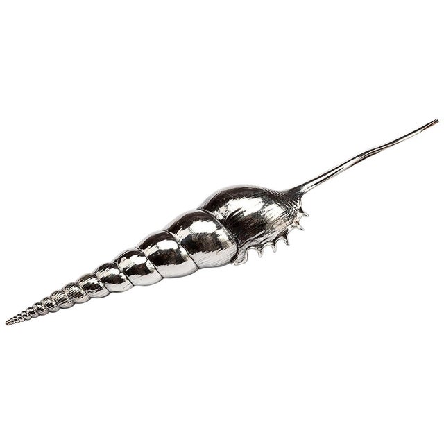 Tibia fusus fully silver coated seashell. Creel and Gow has been working with the same atelier in Rome, Italy for over 20...