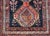 Red Antique Hand Knotted Hamadan Runner With Tribal Medallion Design in Jewel Tones** For Sale - Image 8 of 12