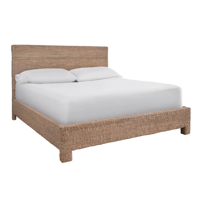 Contemporary Contemporary Seaton Abaca Bed, King For Sale - Image 3 of 3