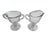 Mid 20th Century Imperial Glass Candlewick Cream & Sugar Set For Sale - Image 4 of 12