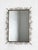 Rectangular mirror from the 1950s-60s with a brass frame adorned with scrolls. Beautifully crafted and in excellent...