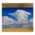 "Dream A Little Dream" Contemporary Cloudscape Oil Painting with Gold Leaf by Allan Rodewald For Sale