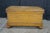 Primitive Antique Early American Painted Oak Blanket Trunk Chest Coffee Table For Sale - Image 14 of 18
